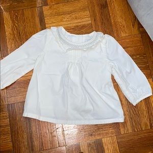 Janie and Jack ruffle collar shirt